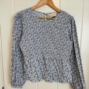 Universal Thread Smocked Floral Blouse